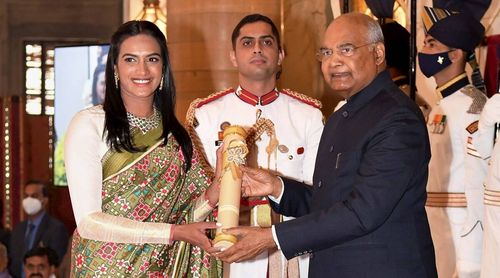 पीवी सिंधू को पद्म भूषण पुरस्कार