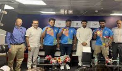 World Cup second leg medal winning archers honored