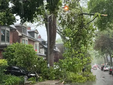 Heavy storm and heavy hail disrupted life in GTA