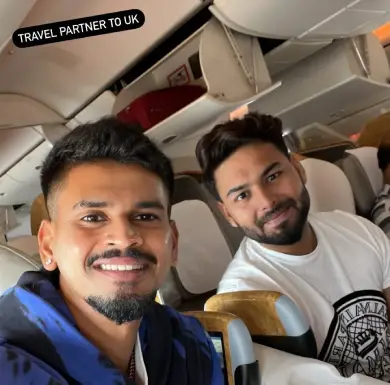 Shreyas Iyer and Rishabh Pant leave for England tour to join Test team