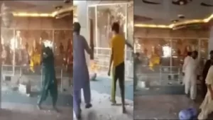 Muslim fundamentalists again attacked the temple, the video went viral