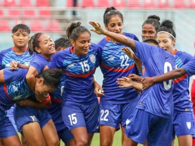 भारतीय महिलाओं ने मालदीव को ९-० से रौंदा