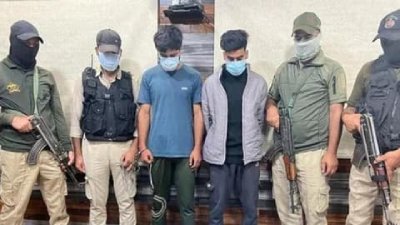 लश्कर-ए-तैयबा का हाईब्रिड आतंकवादी सहित दो गिरफ्तार