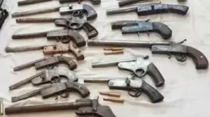 Illegal arms factory caught, 4 arrested, large number of arms recovered