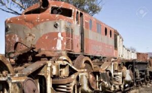 Stolen rail engine by digging tunnel, railway officer unknown