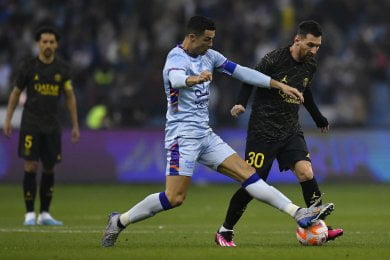 Ronaldo's team beat Messi's team in exhibition match