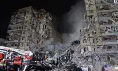 Ukraine's city of Dnipro devastation due to Russia's latest attacks