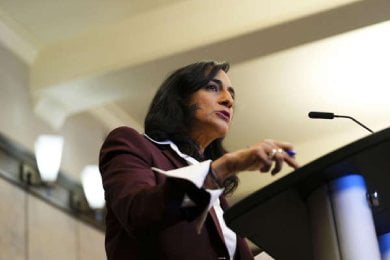 Defense Minister Anita Anand meets dozens of allies in Germany, discusses military aid to Ukraine