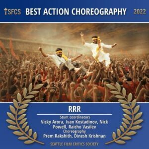 RRR wins Seattle Critics Award 2023 for Best Action Choreography Film