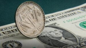 Rupee strengthens 32 paise
