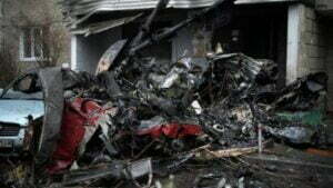 Helicopter crash in Ukraine, 18 killed including Home Minister