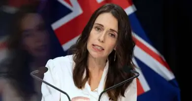 Jesida Ardern appears in public for the last time as Prime Minister of New Zealand