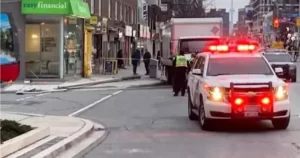 Pedestrian killed after being struck by electric pole in Toronto