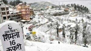 Due to snowfall on the mountains, the cold returned to the plains