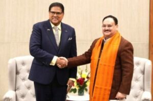Suriname President Santokhi reached BJP office, met Nadda