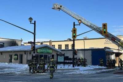 Brampton downtown restaurant fire