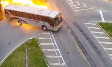 Seven dead, dozens injured after tour bus overturns in southern Brazil