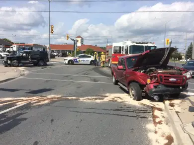 One killed, one injured in two vehicle collision in Peterborough