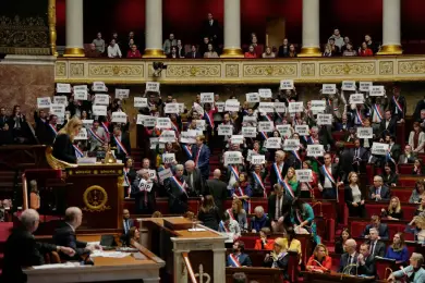 The bill to increase the retirement age became law in France, - Macron government won both the no-confidence votes; People's protest continues