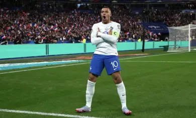 Captain Mbappe shines in France's resounding victory