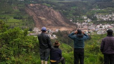 Massive landslide kills 16, injures over 1 dozen in central Ecuador