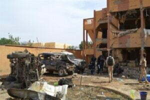 10 killed in car explosion near military base in Mali