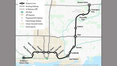 Streetcar and bus lines to be changed on Ontario Line from May 1