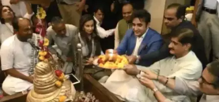 Bilawal Bhutto's sister visited Hindu temple after marriage, viral on social media