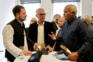 Rahul Gandhi spoke with prominent thinkers of New York