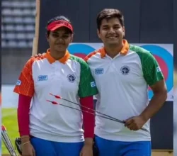 India's second medal assured in compound mixed pair final