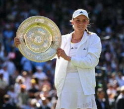 Elena Ribakina becomes Wimbledon's new women's champion
