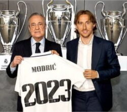 Real Madrid extends Luka Modric's contract for one year